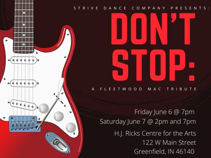 Strive Dance Company presents Don' t Stop: A Fleetwood Mac Tribute